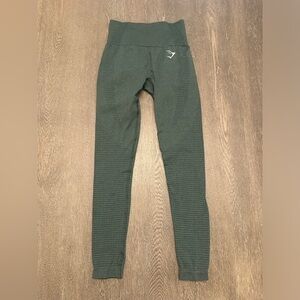 GYMSHARK OLIVE GREEN LEGGINGS - Size XS SKU:396